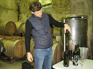 Clément blends wines with us 