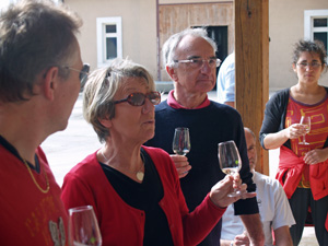 Wine Tasting session of the estate's Chablis wines