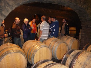 Wine tour of the cellar in Burgundy. Original wine gift for wine enthusiasts
