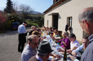Traditional winemakers' meal