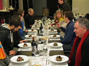 south west France delicacies during the winemakers meal