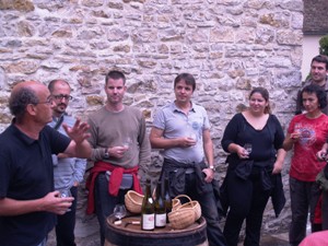 Wine tasting Burgundy wines from Domaine Chapelle