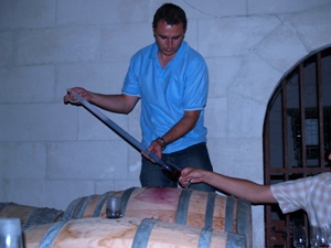 Wine Tasting 2009 Bordeaux straight from the barrel
