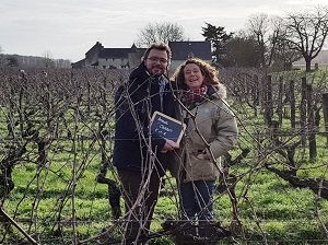 Wine gift adopted organic vines in France