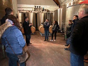 Wine-making course in a French winery in Chinon, France