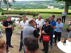 Wine tasting at the winery in Burgundy, France