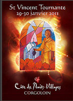 Poster for Saint Vincent Tournante 2011 Corgoloin Burgundy