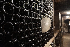 wine bottles cellar Burgundy