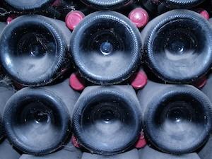 Storage for bottles of wine