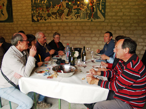 Wines tasting during the winemaker meal