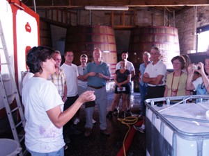 Christine explains the fermentation process