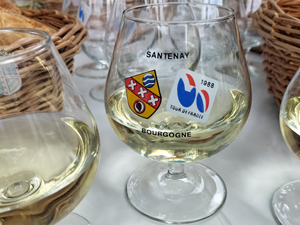 The 2020 Santenay Villages white wine aperitif 