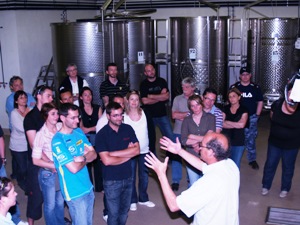 Visit of the fermentation hall