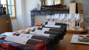 Personalised bottles of wine, Bordeaux, France