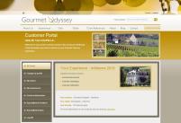 Gourmet Odyssey customer portal