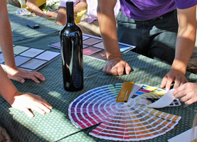 Make your own barrel of wine team building event in the south of France